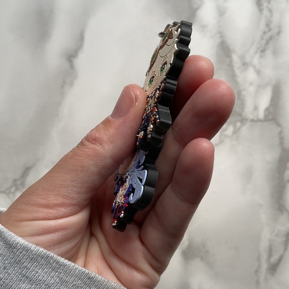 Genshin Impact - Ganyu and Bennett - rubber keychain strap set - Picture 4 of 4